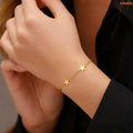 Starlight Chain Gold Plated Bracelet For Women