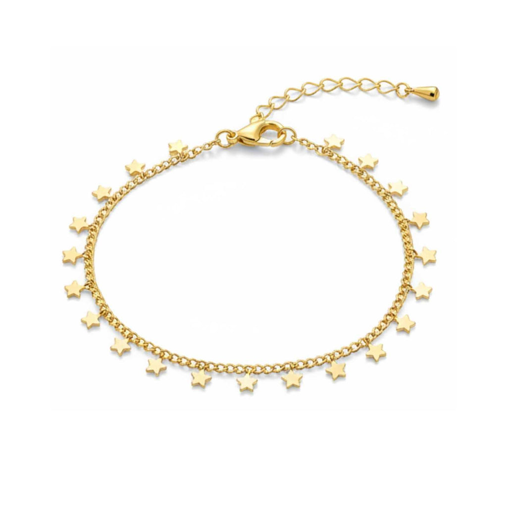 Shooting Star Gold Plated Bracelet For Women