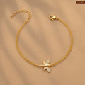 Zavera Gold Plated Butterfly Bracelet for Women
