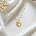 Valentine Heart Gold Plated Pendant For Women
