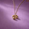 Sweet Cherry Gold Plated Pendant For Women