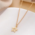 Holo Star Gold Plated Pendant For Women