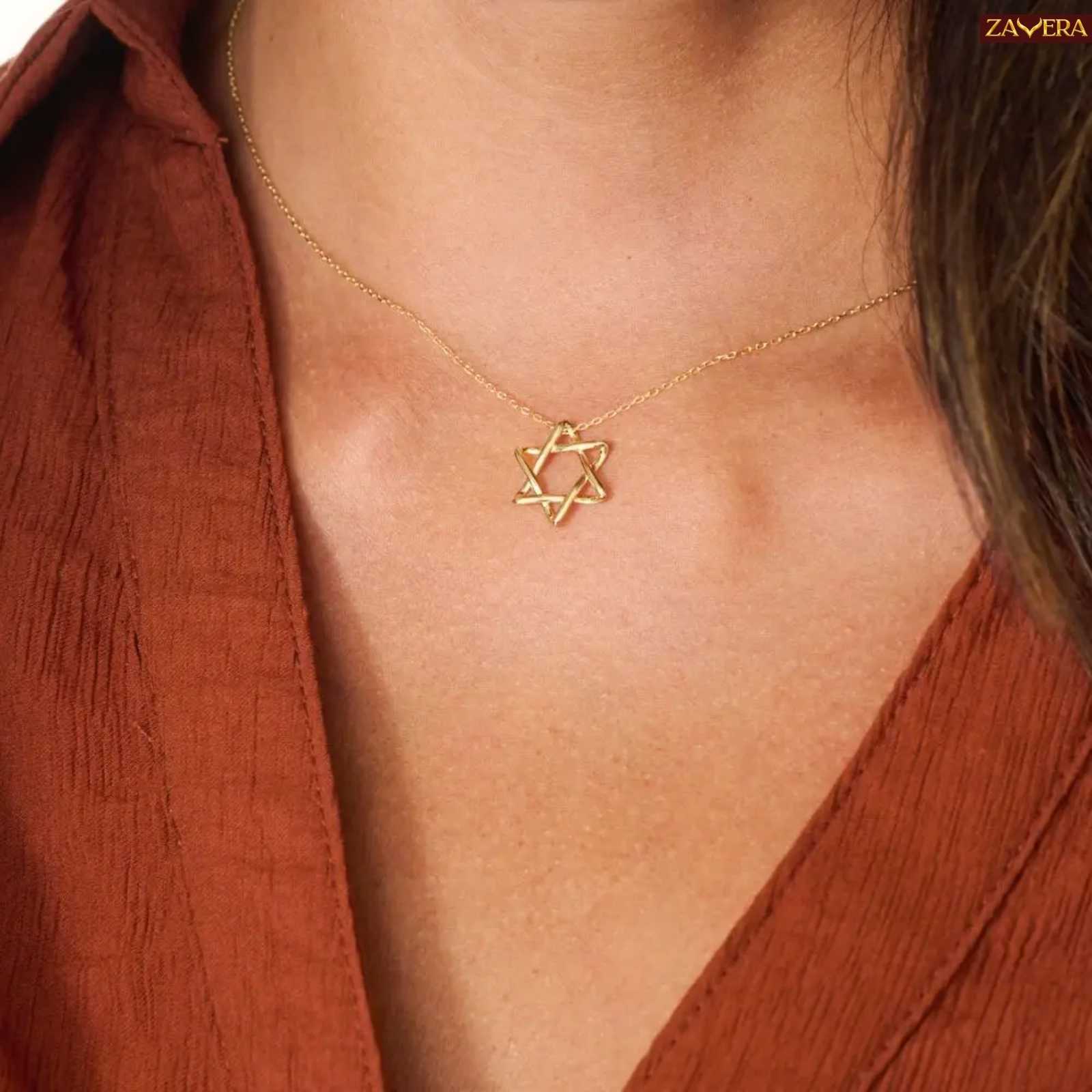 Loop Star Gold Plated Pendant for Women