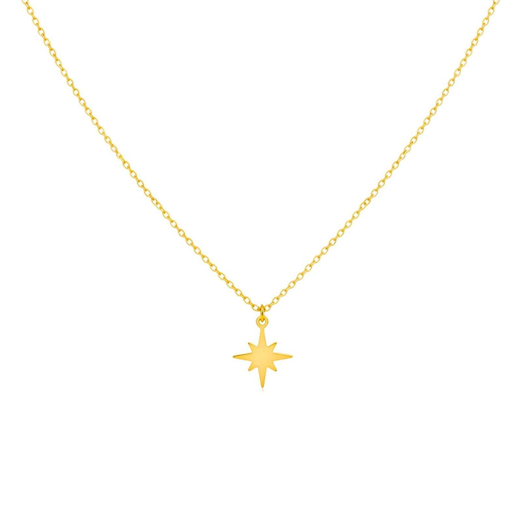 Shooting Star Gold Plated Pendant For Women
