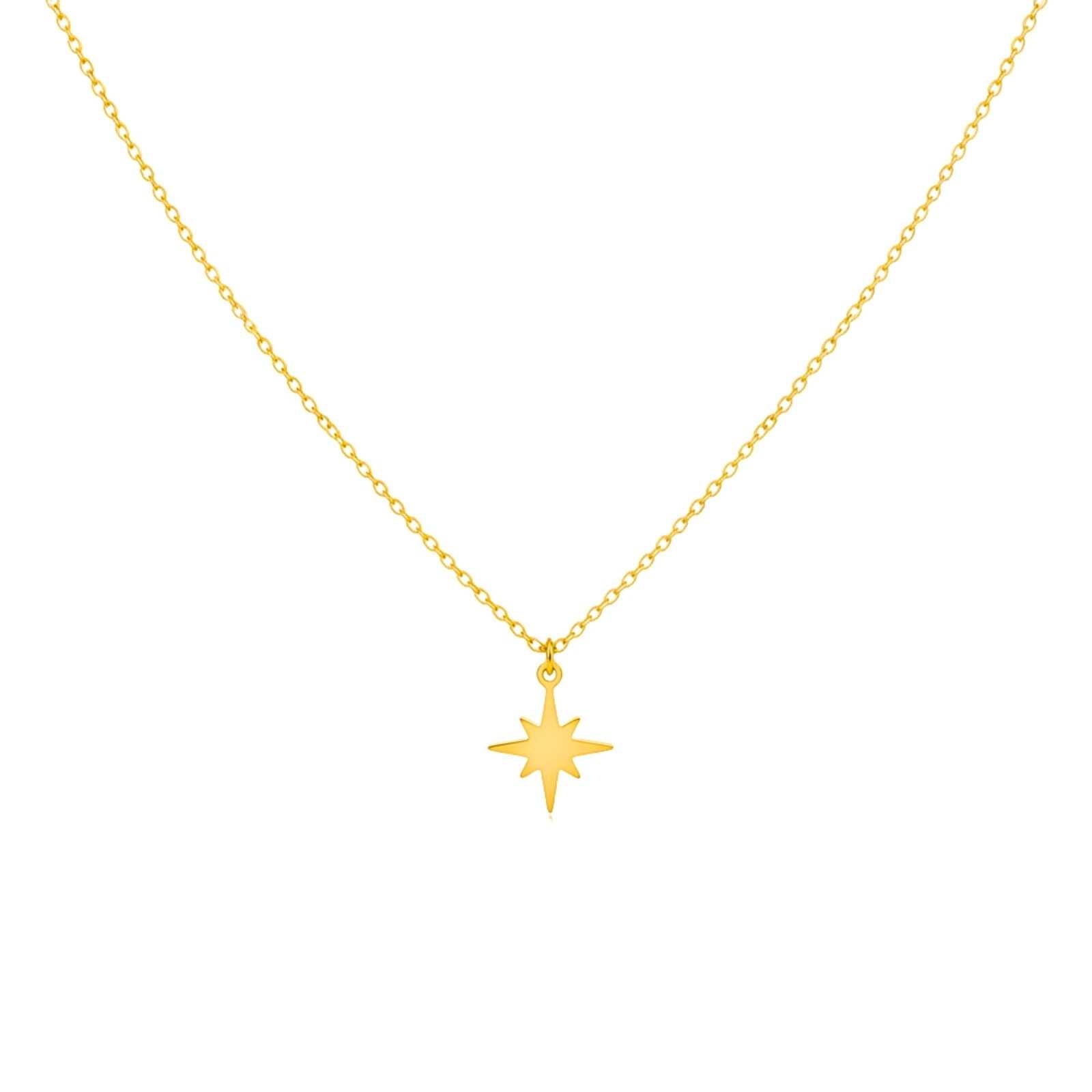 Shooting Star Gold Plated Pendant For Women