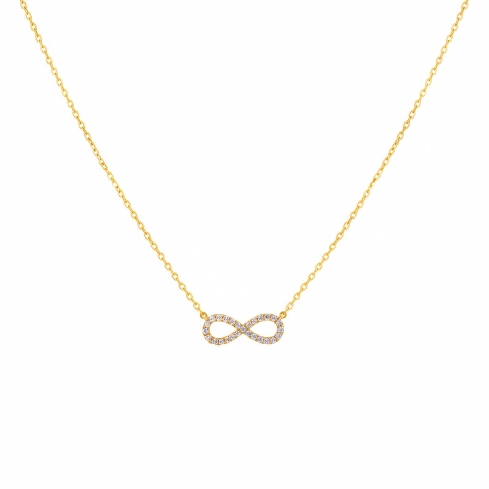 Infinity Love Gold Plated Pendant For Women