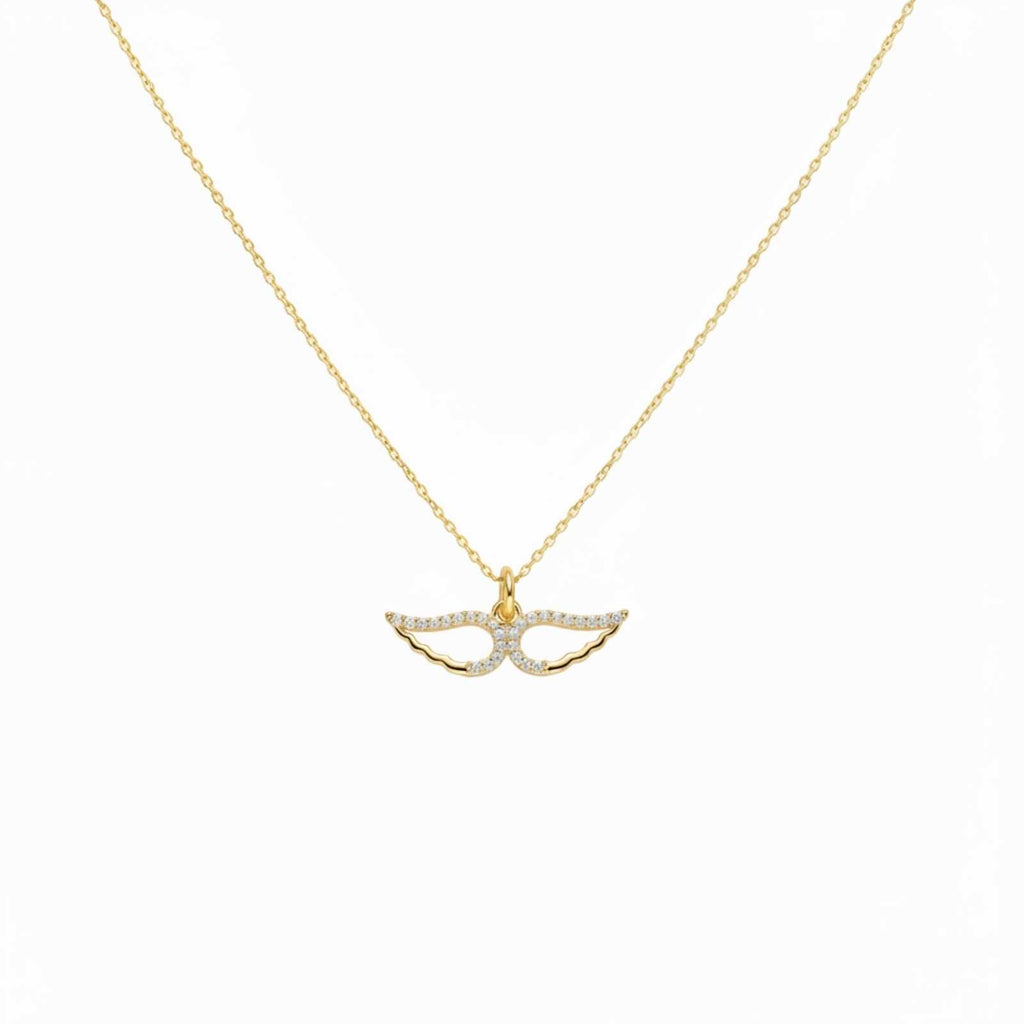 Angel Wings Gold Plated Pendant For Women